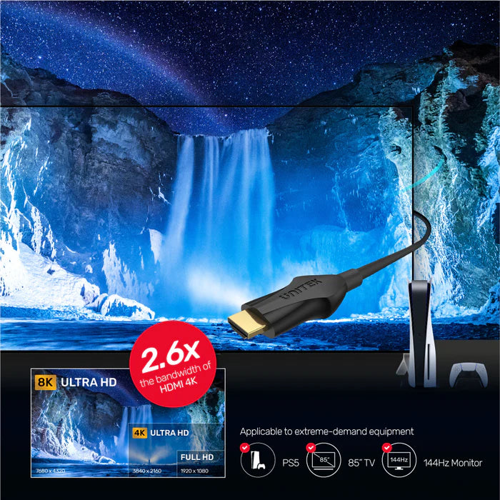 Unitek 8K Ultra High Speed HDMI Cable Unitek 8K Ultra High Speed HDMI Cable